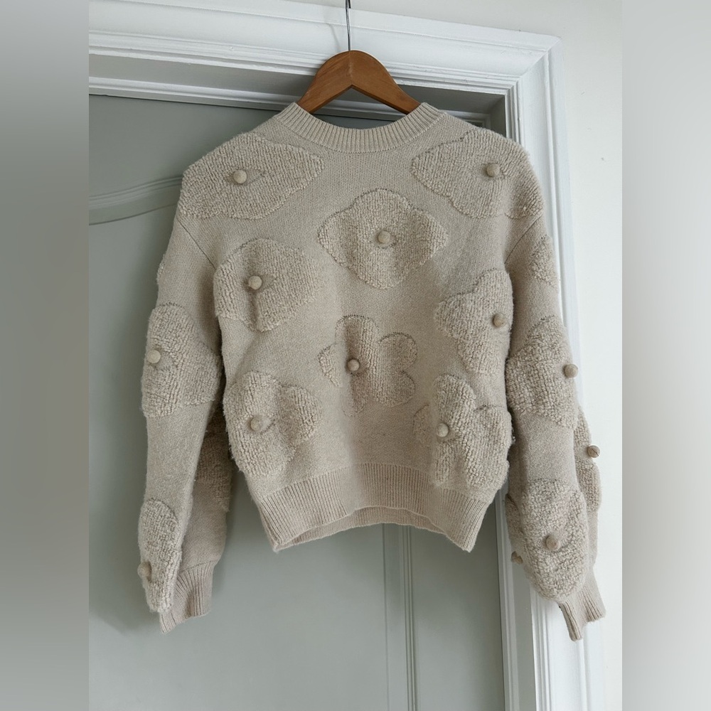 Lush Cream Super Cozy and Soft Knit Sweater